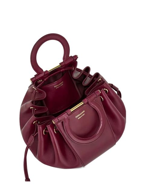 Ferragamo round handle satchel - Red - zdjęcie produktu nr 1