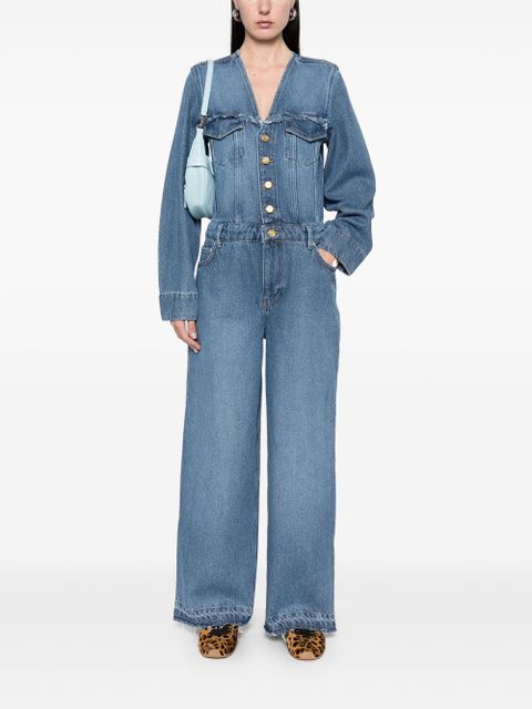 GANNI denim jumpsuit - Blue