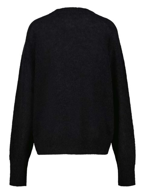 ROTATE BIRGER CHRISTENSEN logo-detail crew-neck sweater - Black - zdjęcie produktu nr 2