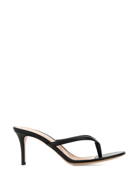 Gianvito Rossi 70mm Calypso leather sandals - Black - zdjęcie produktu nr 1