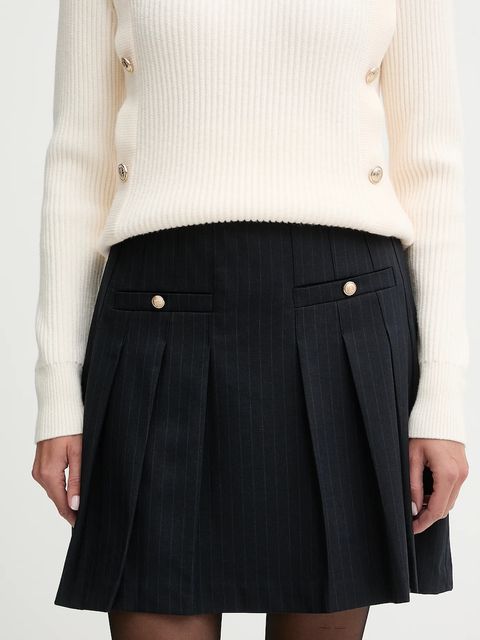 Morgan spódnica kolor granatowy mini rozkloszowana JLOUI.F - zdjęcie produktu nr 1