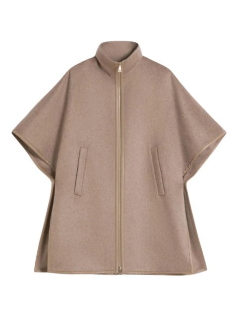 Max Mara Oca zip pocket cape - Neutrals - zdjęcie produktu nr 1