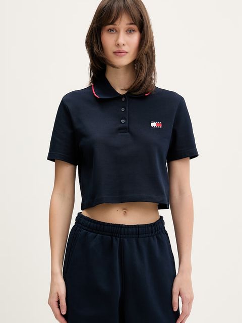Tommy Jeans polo damskie bawełniane z elastanem - zdjęcie produktu nr 1