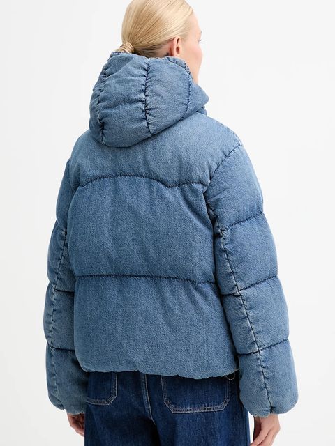 Levi's kurtka puchowa kolor niebieski zimowa 003MD