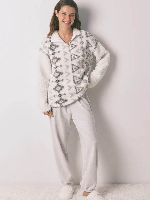 women'secret piżama damska kolor szary 3132174 - zdjęcie produktu nr 1