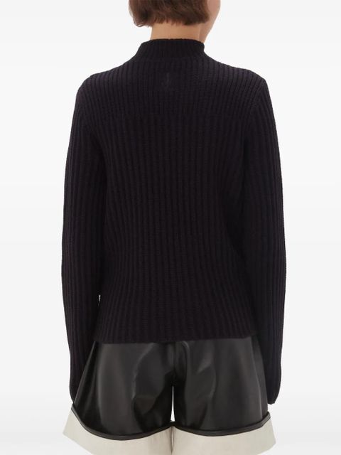JW Anderson panelled flap sweater - Blue