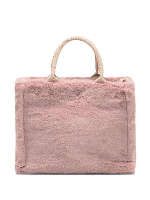 Marni faux-fur tote bag - Pink