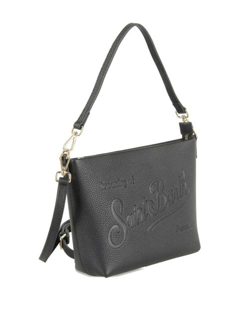 MC2 Saint Barth Aline logo-devossed shoulder bag - Black
