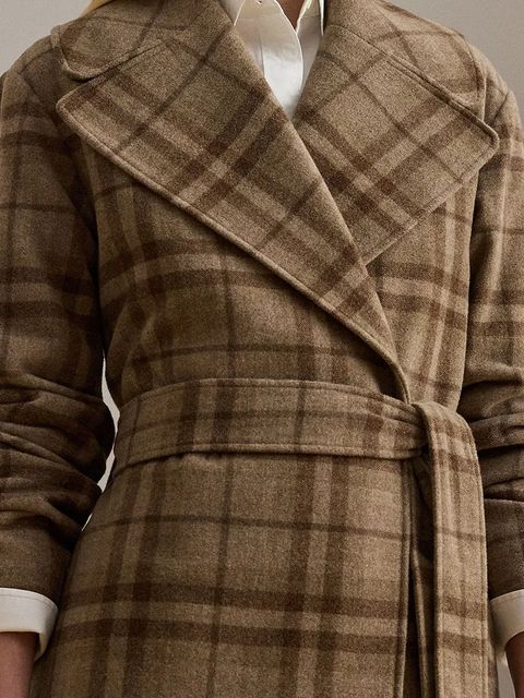 Lauren Ralph Lauren płaszcz z dodatkiem wełny