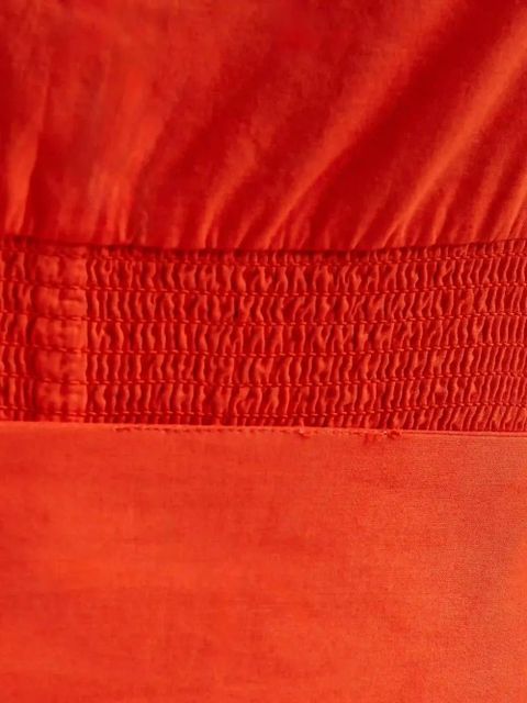 Lauren Ralph Lauren belted midi dress - Orange