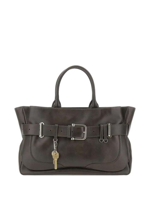 Osoi Brocle buckle charm leather tote bag - Brown - zdjęcie produktu nr 1