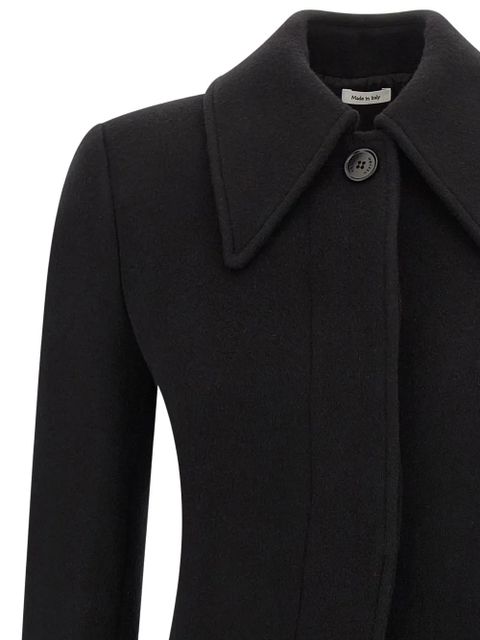 Alexander McQueen single-breasted coat - Black