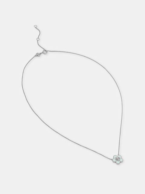 Tory Burch naszyjnik Forger Me Not