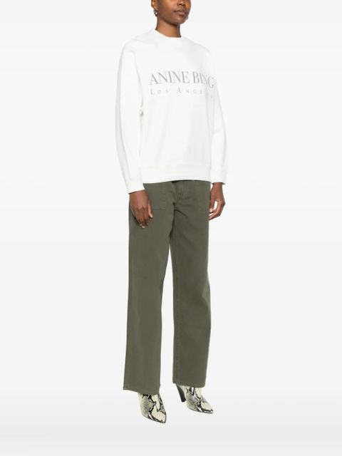 ANINE BING Jaci sweatshirt - White - zdjęcie produktu nr 2