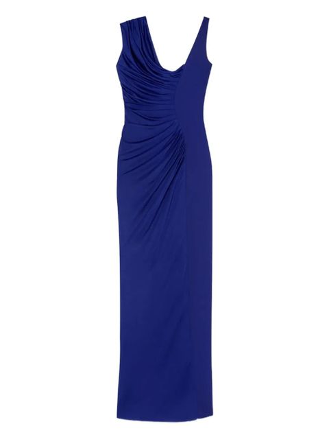 Versace Medusa'95 draped single-shoulder midi dress - Blue - zdjęcie produktu nr 1