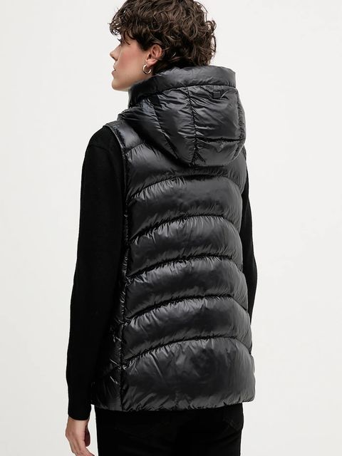 Geox bezrękawnik BLEYZE kolor czarny przejściowy W5628C T3121