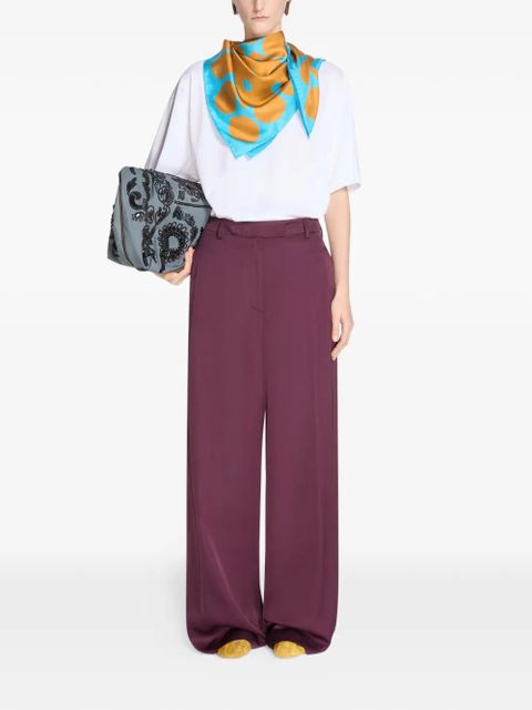 DRIES VAN NOTEN polka-dot square scarf - Blue - zdjęcie produktu nr 2