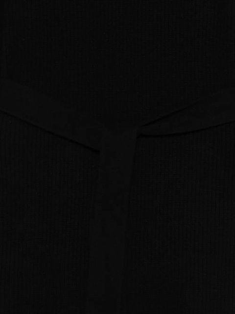 Yves Salomon belted dress - Black