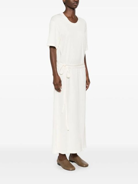 LEMAIRE belted maxi dress - Neutrals