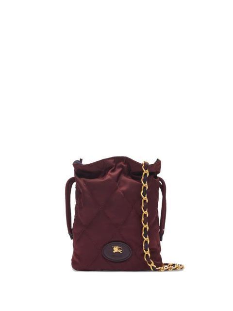 Burberry quilted chain-strap mini bucket bag - Red - zdjęcie produktu nr 1