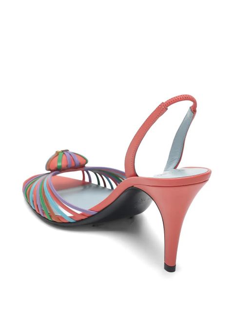 Valentino Garavani appliqué-detail sandals - Orange