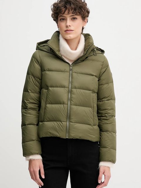 Tommy Hilfiger kurtka puchowa kolor zielony zimowa WW0WW43581