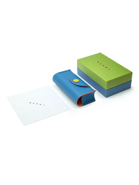 Marni Eyewear Monumental Gate butterfly-frame sunglasses - Brown - zdjęcie produktu nr 2