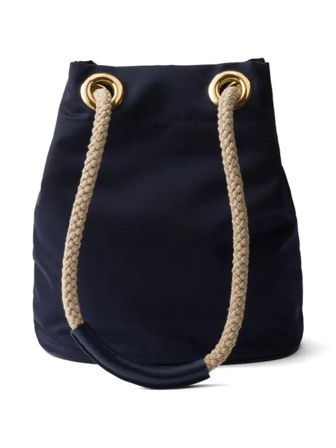 Prada small Mariner bucket bag - Blue