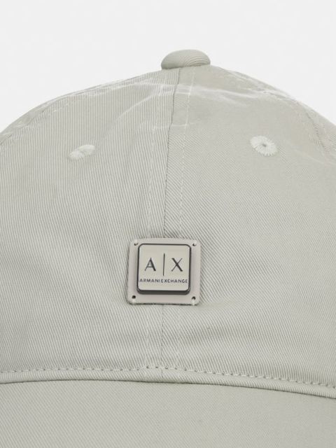 Armani Exchange czapka z daszkiem bawełniana - zdjęcie produktu nr 1