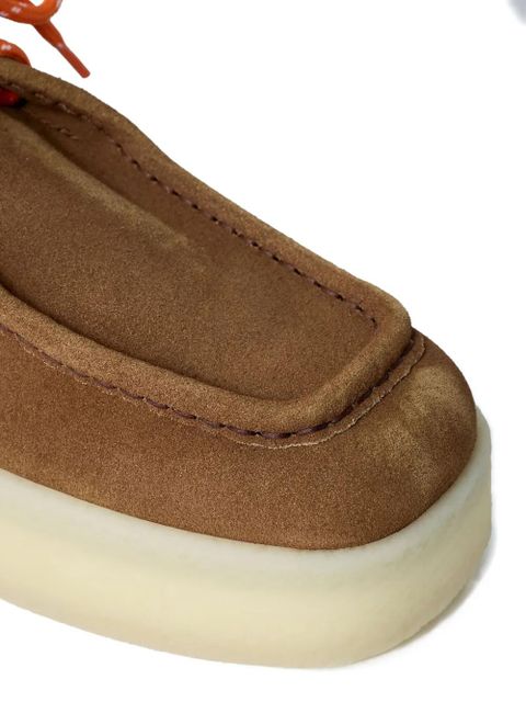 Miu Miu square toe platform ankle boots - Brown - zdjęcie produktu nr 2