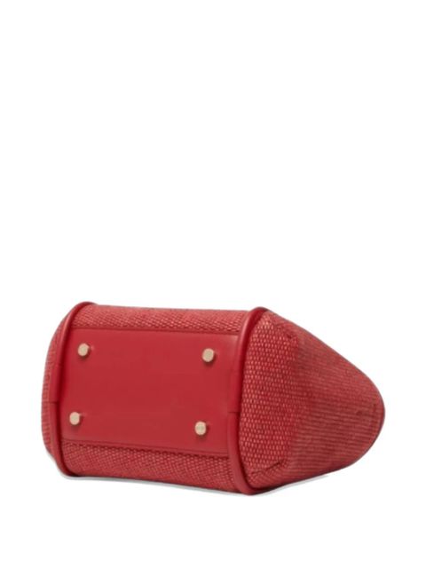 Max Mara extra small Marine woven tote bag - Red - zdjęcie produktu nr 2
