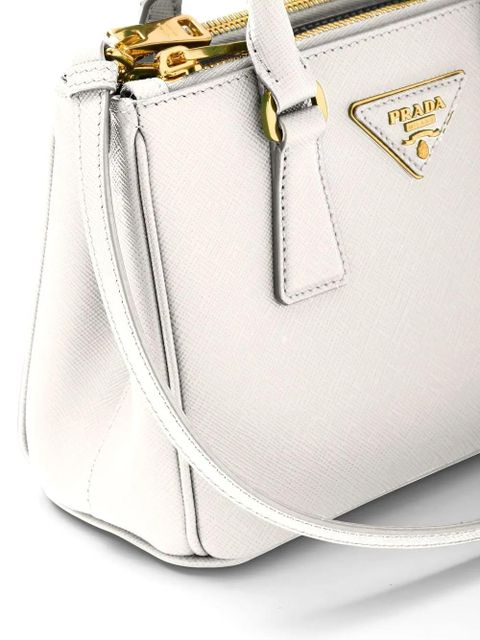 Prada Galleria leather mini bag - White