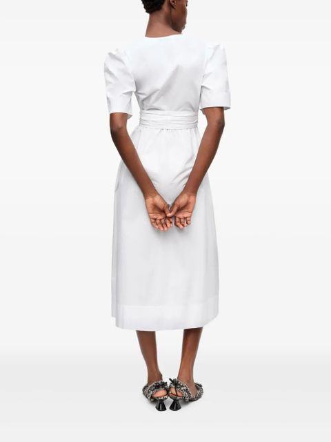 GANNI bow-detailing dress - White - zdjęcie produktu nr 2