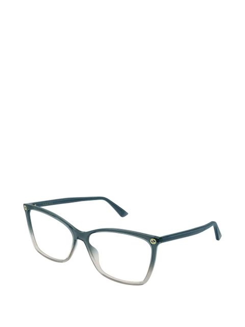 Gucci Eyewear logo-detail glasses - Grey - zdjęcie produktu nr 2