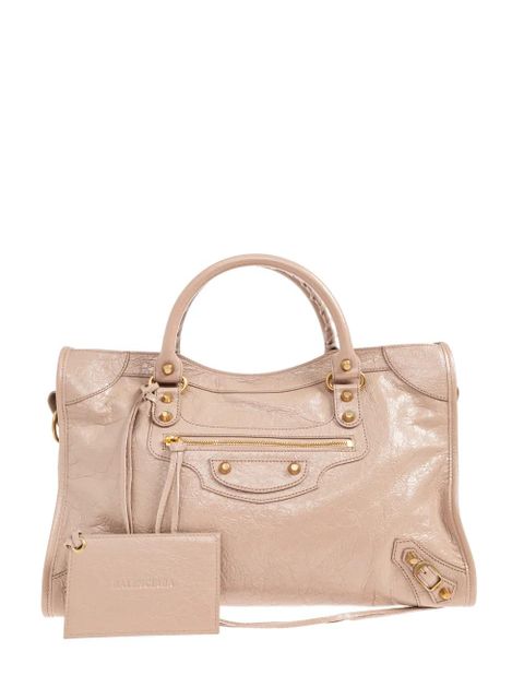 Balenciaga medium Le City leather tote bag - Pink - zdjęcie produktu nr 1