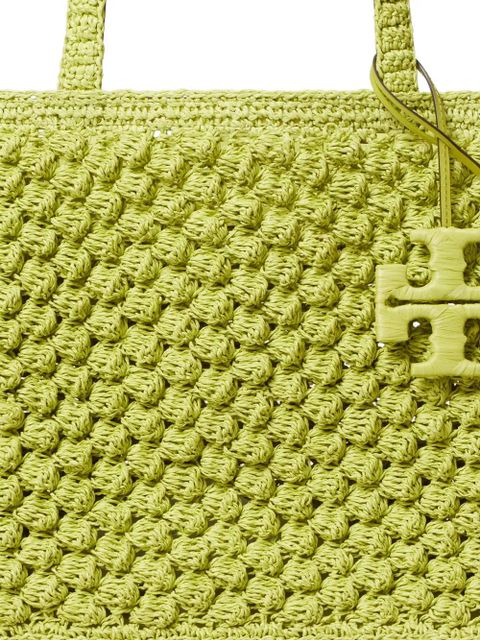 Tory Burch small Ella hand-crocheted popcorn tote - Green - zdjęcie produktu nr 2
