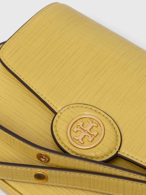 Tory Burch torebka skórzana Robinson Crosshatched