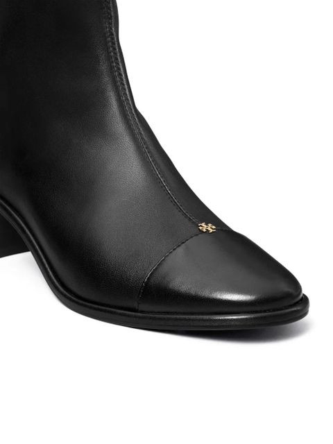 Tory Burch 50mm cap-toe ankle boots - Black - zdjęcie produktu nr 2