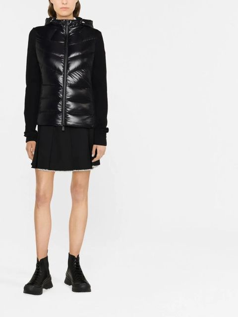 Moncler Grenoble logo-patch padded-panel jacket - Black