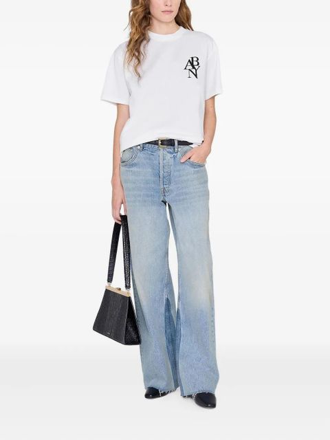 ANINE BING The Walker short-sleeve T-shirt - White