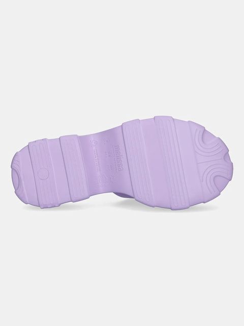 Melissa klapki MELISSA ELLA SLIDE AD damskie kolor fioletowy na platformie M 35882.BH683