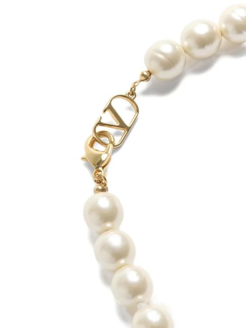 Valentino Garavani Coeur Royal necklace - White