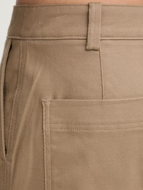 Marc O'Polo spodnie damskie kolor beżowy szerokie high waist 600001910009