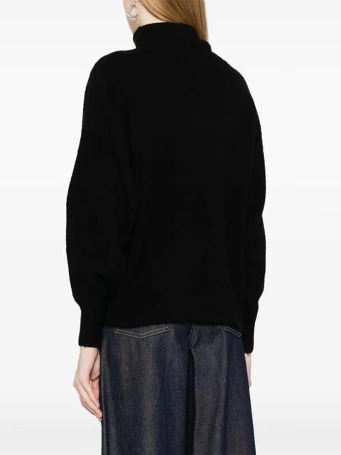 ZIMMERMANN Lyrical brushed wool blend jumper - Black