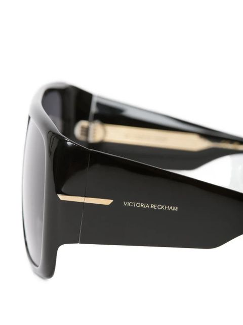Victoria Beckham oversized square-frame sunglasses - Black