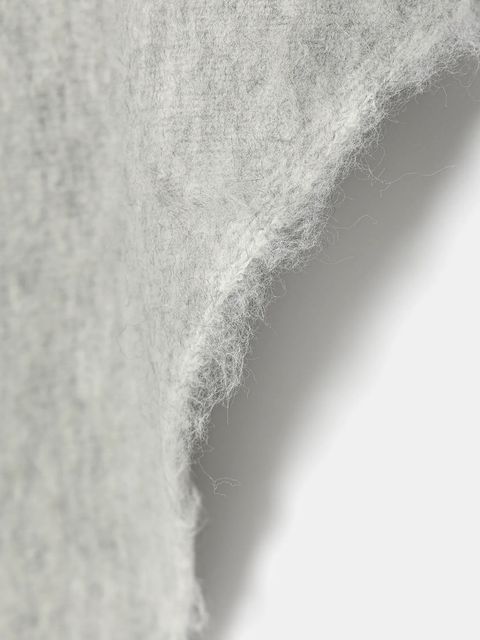 United Colors of Benetton szalik z domieszką wełny damski kolor szary gładki 6QZPDU020