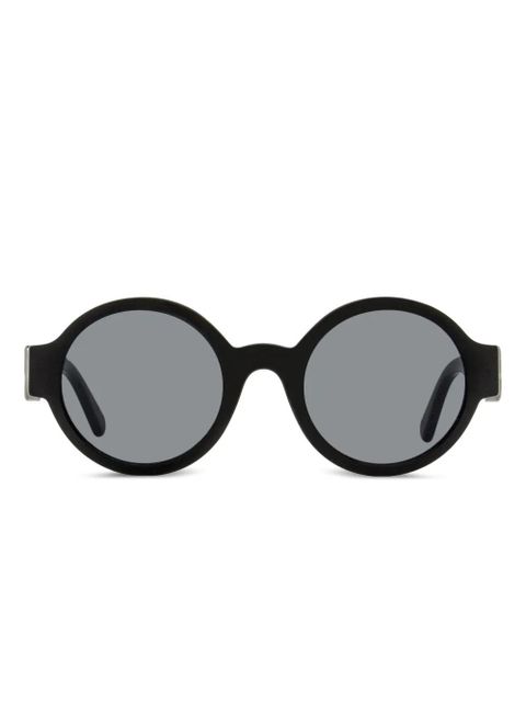 Moncler Eyewear logo round sunglasses - Black - zdjęcie produktu nr 1