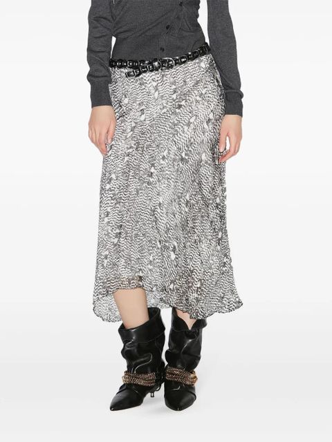 ISABEL MARANT Lisanne midi skirt - Black