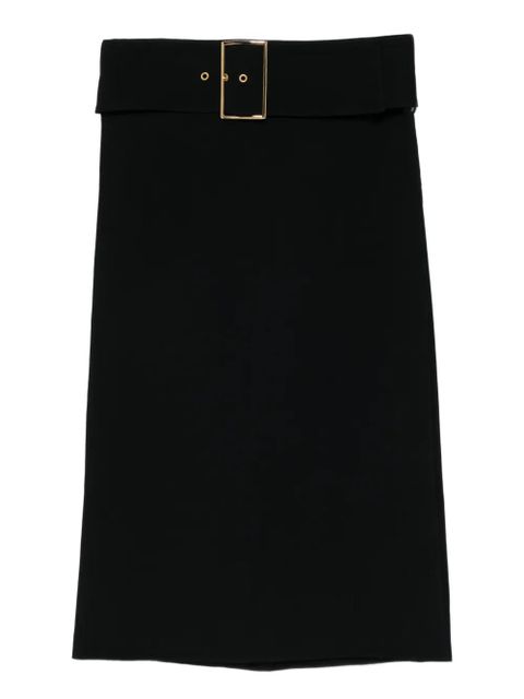 Rowen Rose buckle mini skirt - Black - zdjęcie produktu nr 1