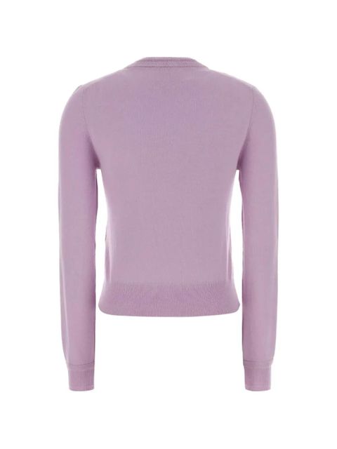 Jil Sander crew-neck wool sweater - Purple - zdjęcie produktu nr 2
